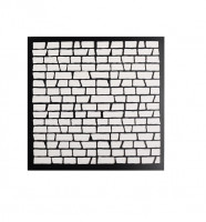 Трафарет Кирпичи 15*15см