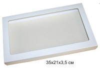 Коробочка для пряников 35*21*3,5см белая
