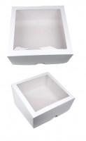 Коробка для торта 25*25*11см с окном
