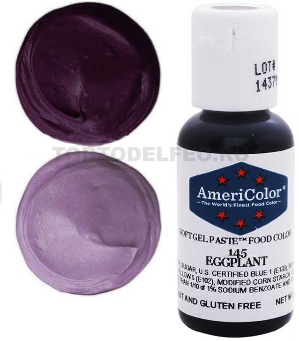 Краситель гелевый Америколор 21гр Plum (слива) 190