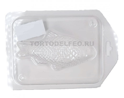 Пластиковая форма для шоколада Золотая рыбка