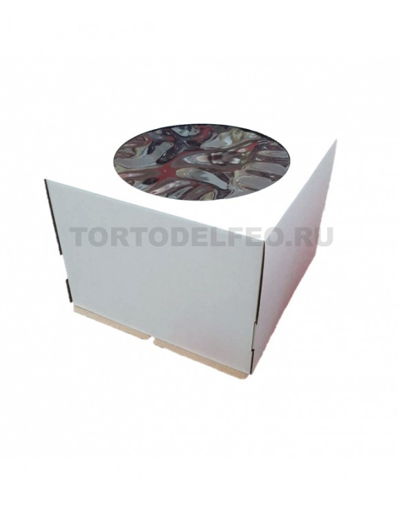 Коробка для торта 24*24*18см с окном