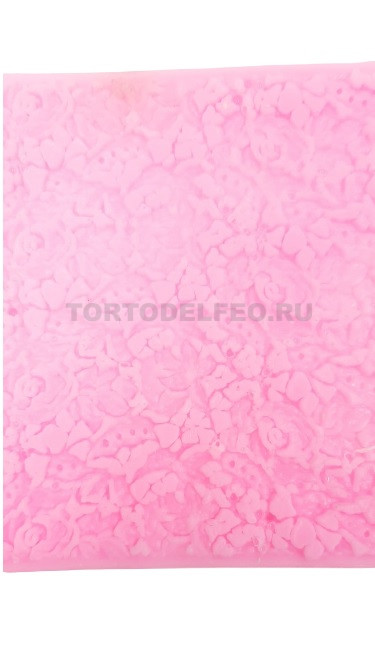 Коврик текстурный силиконовый Цветочный 10,5*10,5см