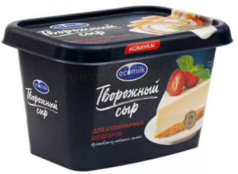 Сыр мягкий творожный Экомилк 60% 400гр (2)